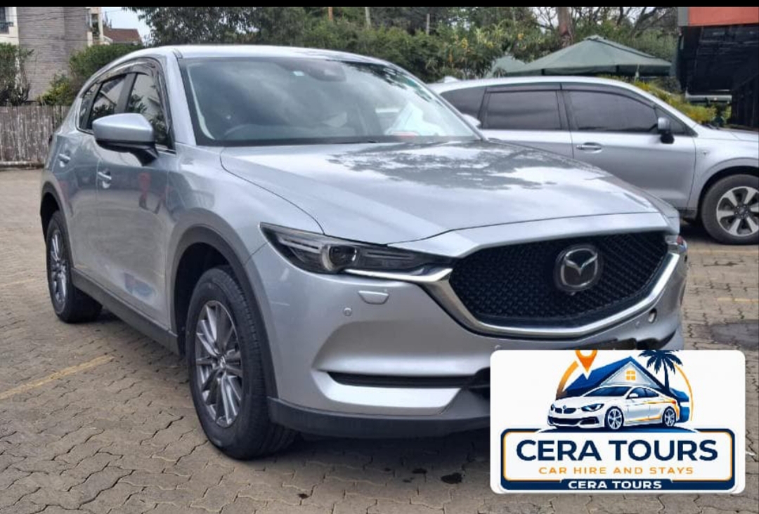 Grey Mazda CX 5 